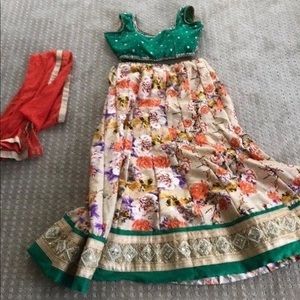Floral Lengha
